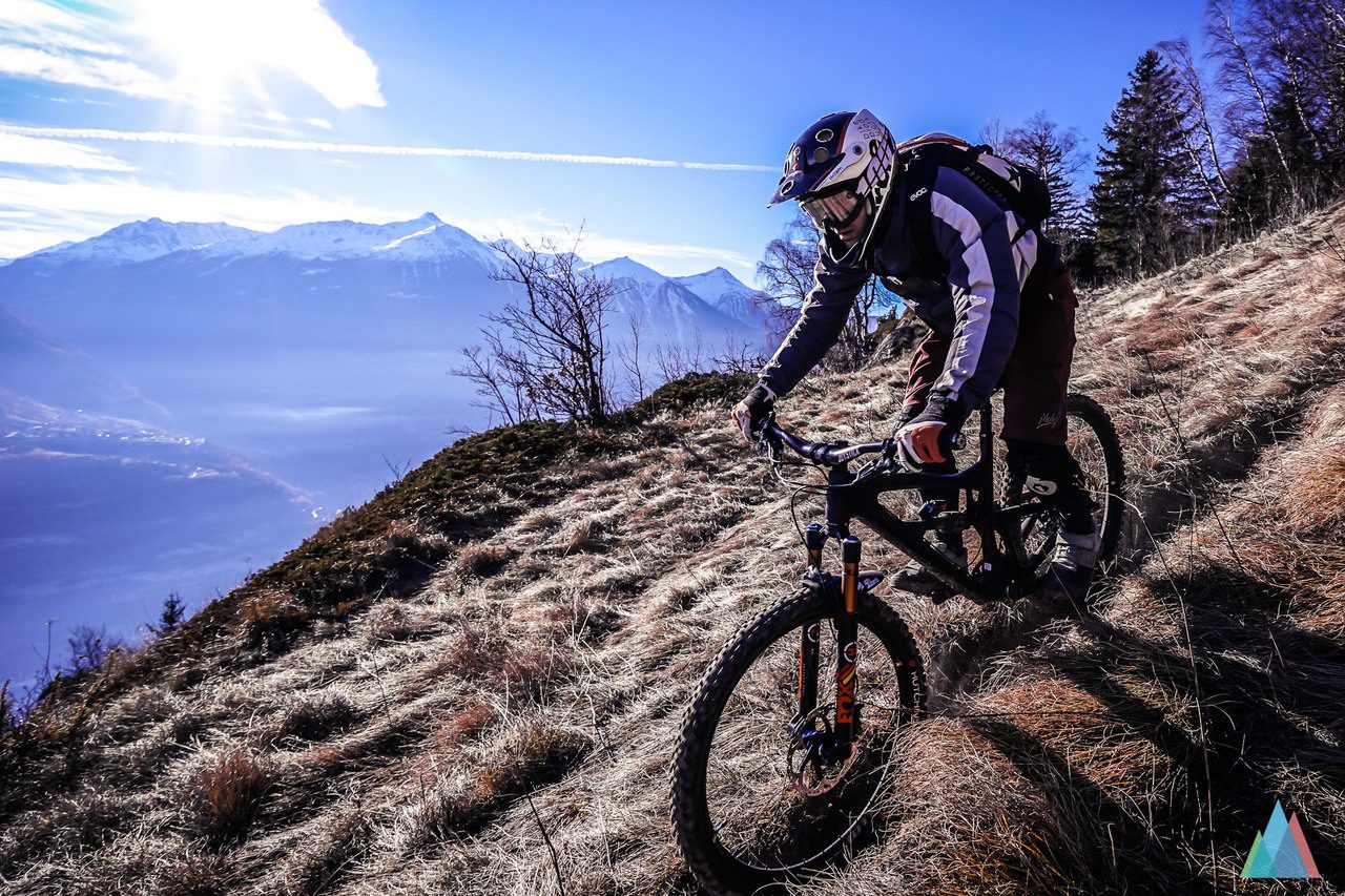 jeizinen gampel valais mtb mountainbike trail switzerland