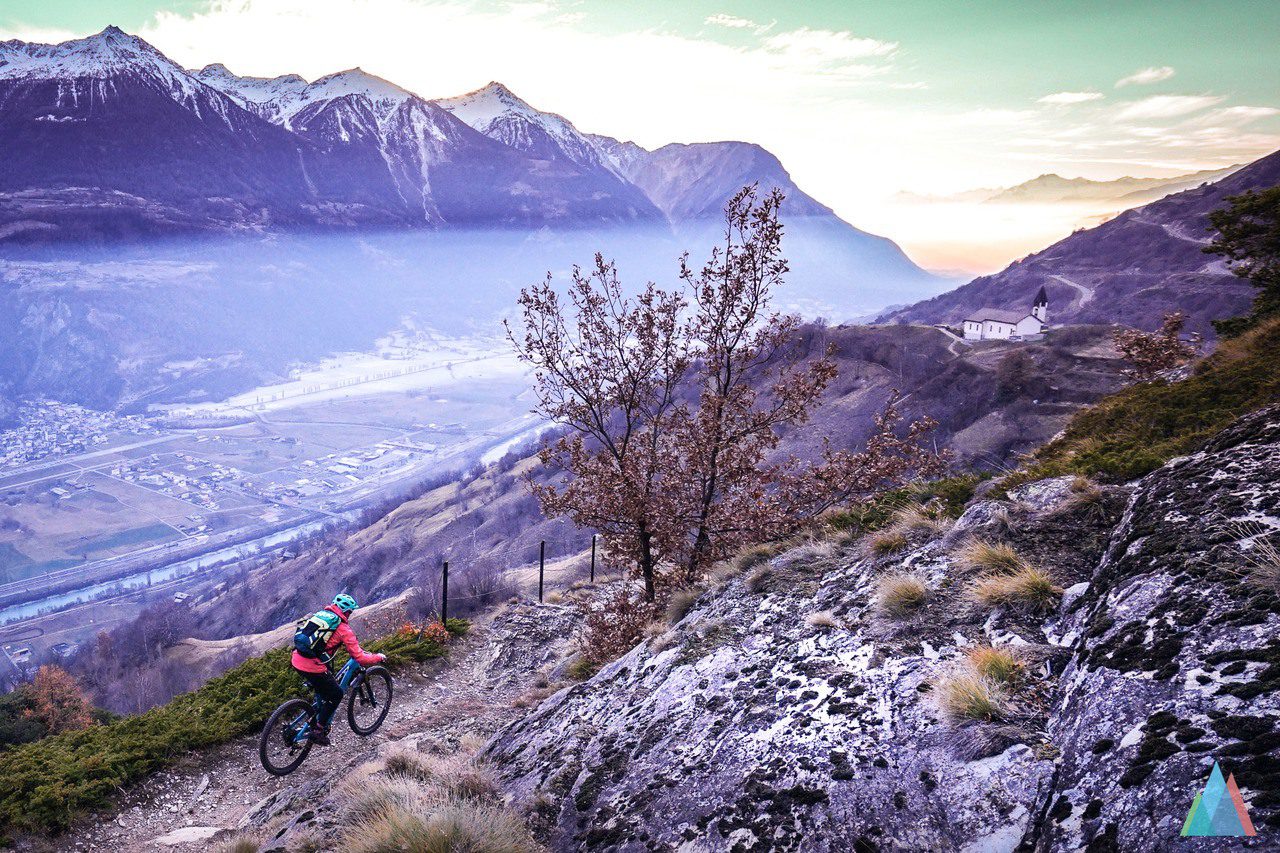 jeizinen gampel valais mtb mountainbike trail switzerland