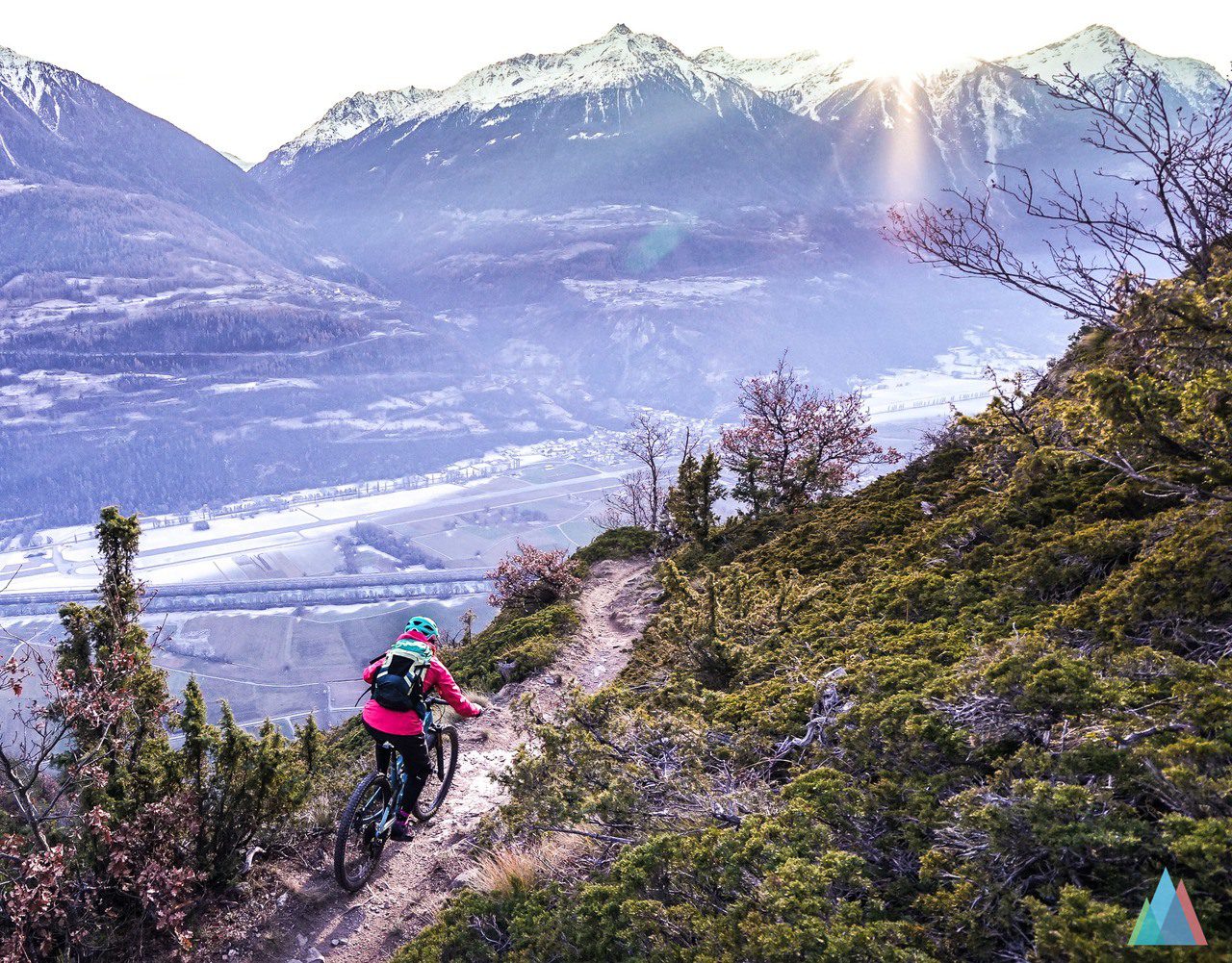 jeizinen gampel valais mtb mountainbike trail switzerland