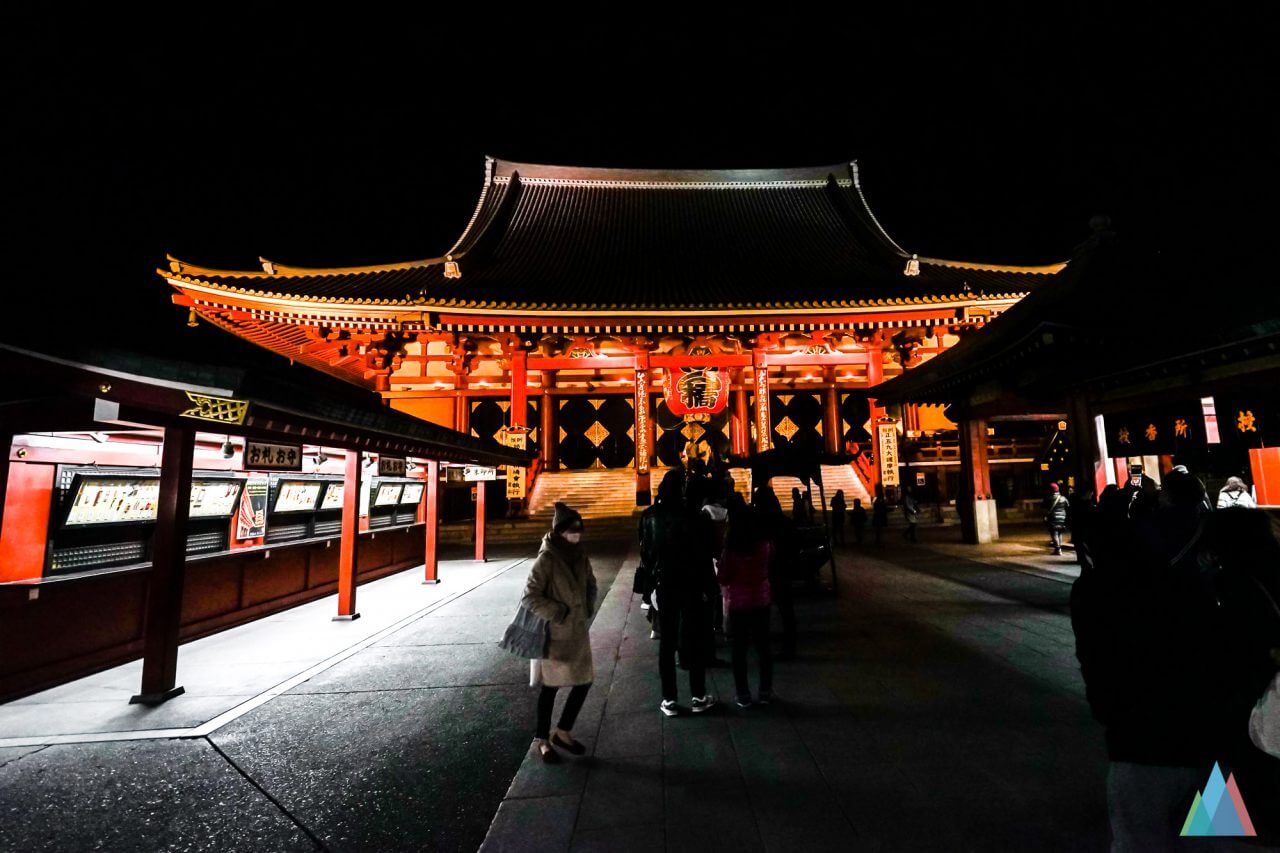 Sensō-ji-Tempel-tokyo-nacht