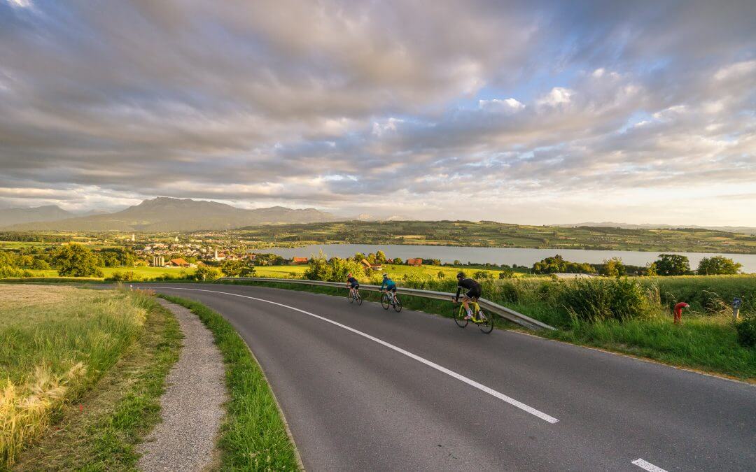 Around Lake Sempach on the road bike